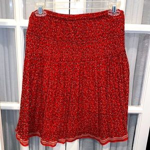 Max Studio Floral Print Skirt Size Small